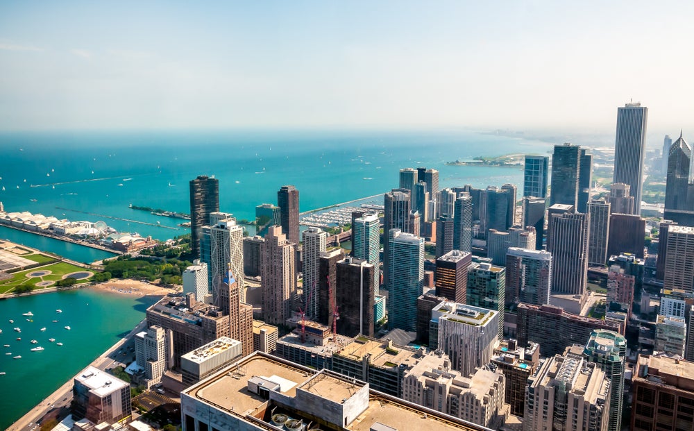 Chicago aerial view