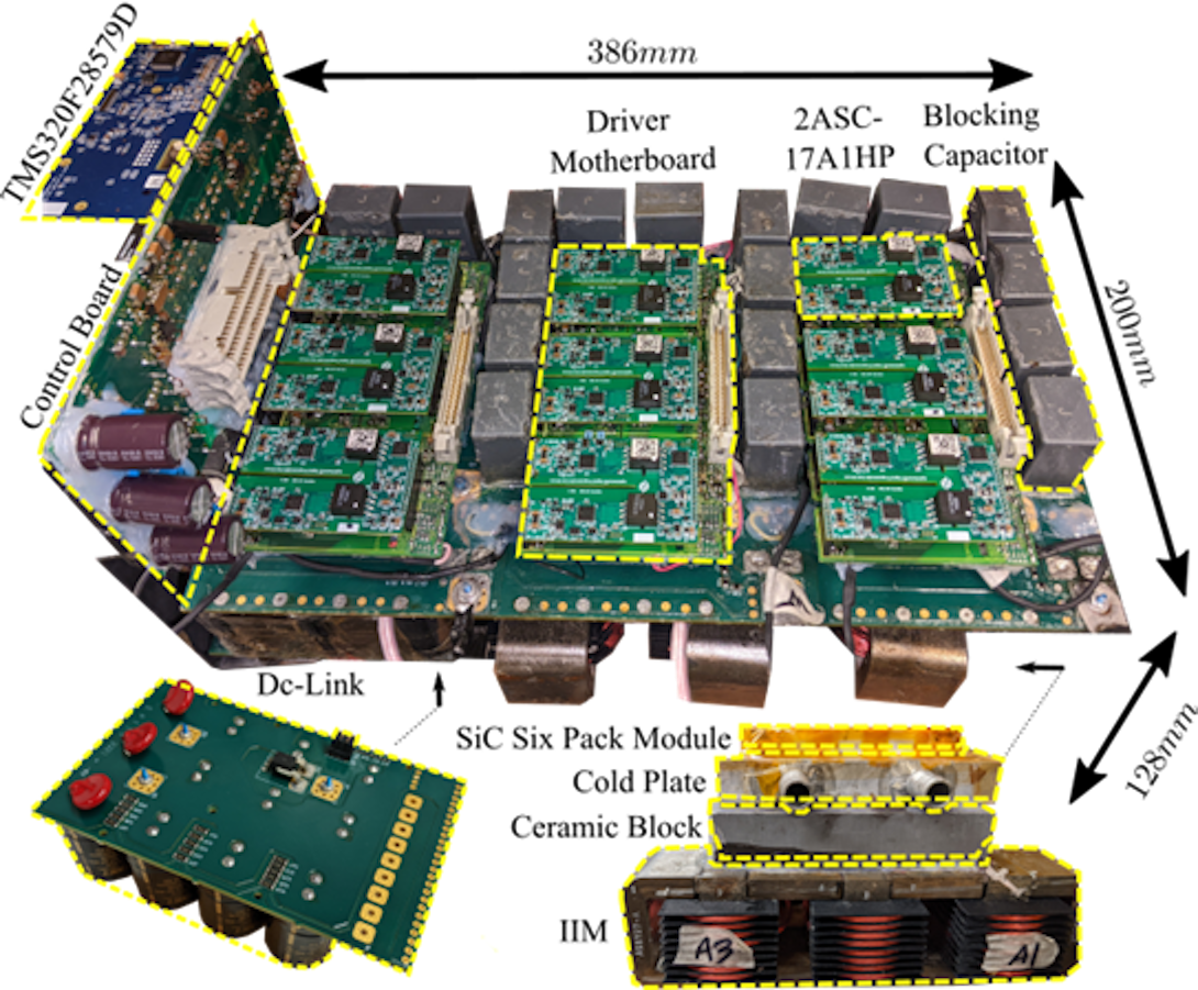 Mazumder's Patented SiC Universal Electric-Vehicle (EV) Supercharger Three-phase differential mode converter